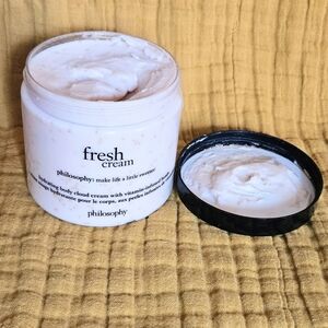 philosophy Fresh Cream Hydrating Body Cloud Cream - White & Light Pink